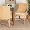 Baxton Studio Bella Modern Bohemian Natural Brown Rattan Dining Chair 232-13092-ZORO - alternate 9